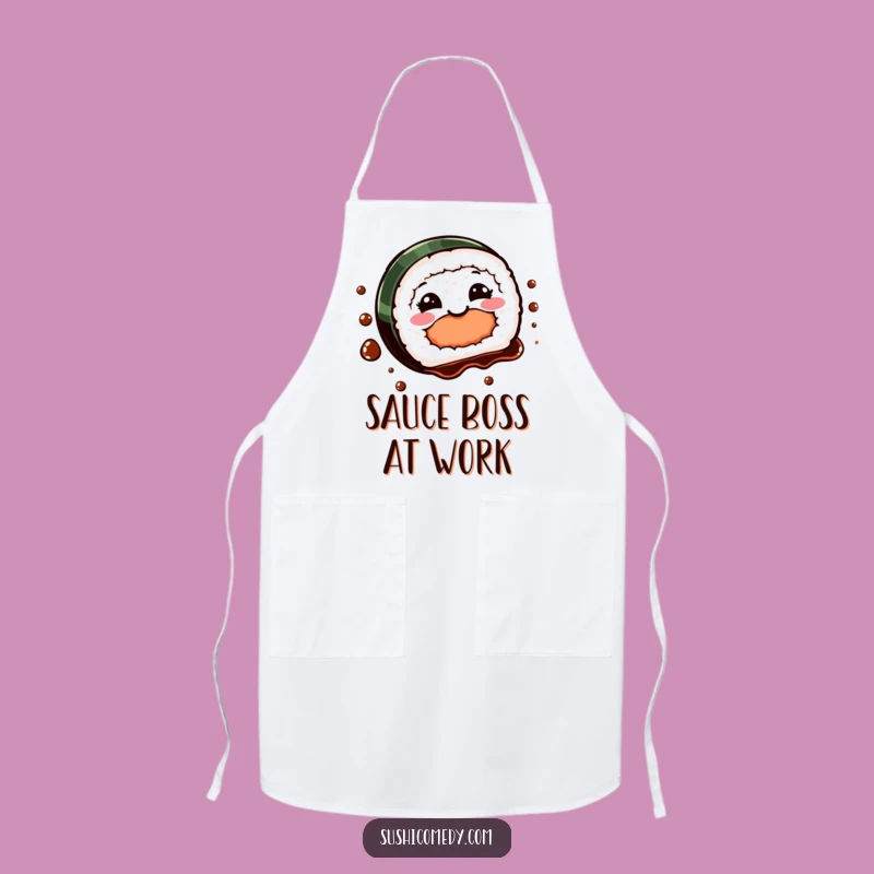 Funny Sushi Spin Apron: Kitchen Fun and Style, Ideal Funny Gift