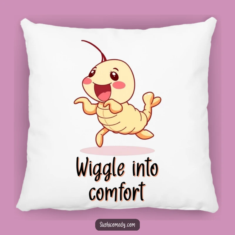 Funny Shrimp Tempura Pillow: Cuddle Up with Wiggling Delight