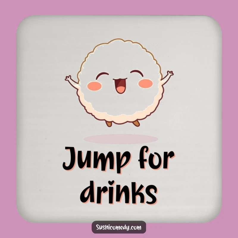 Funny Rice Ball Jump Coaster Set - Protect Surfaces with Adorable Style Gift