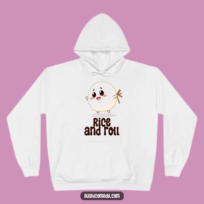 Funny Giggling Rice Ball Hoodie: Cozy Comfort and Playful Vibes, Great Funny Gift
