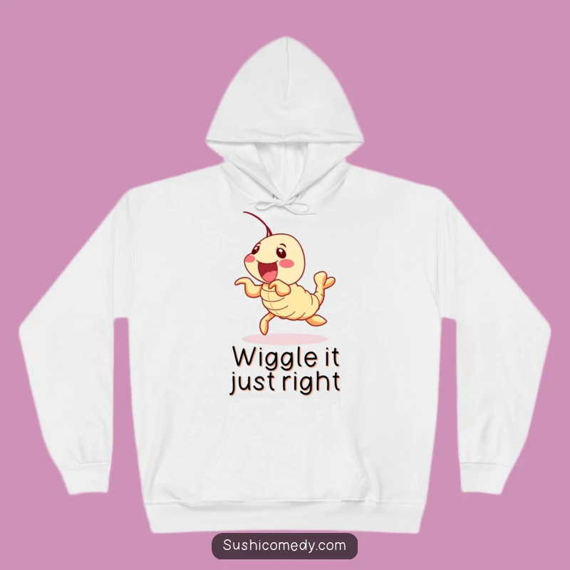 Funny Shrimp Tempura Hoodie: Stay Cozy While Wiggling in Delight