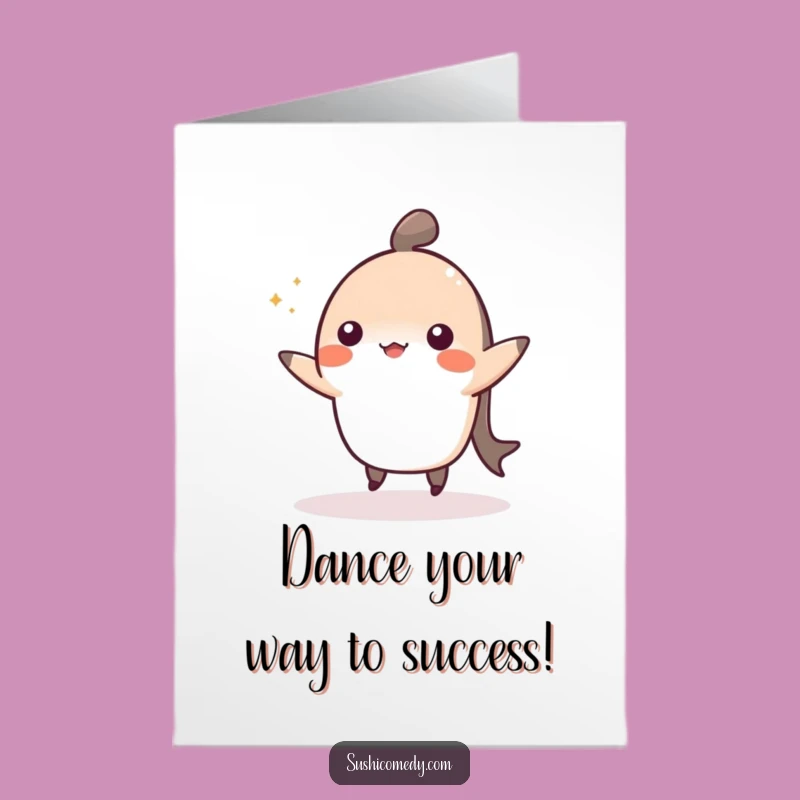 Free Printable Nigiri Dance Congrats Card - Groovy Downloadable Art for Success