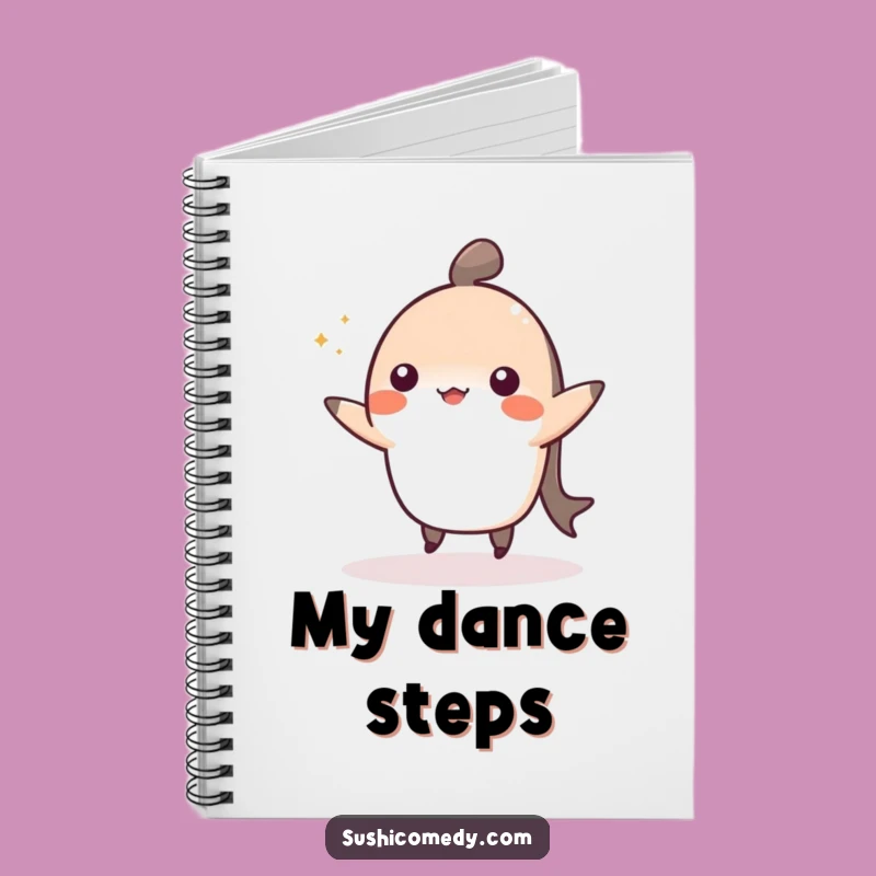 Funny Nigiri Dance Notebook - Jot Down Ideas with Cute Sushi Style Gift
