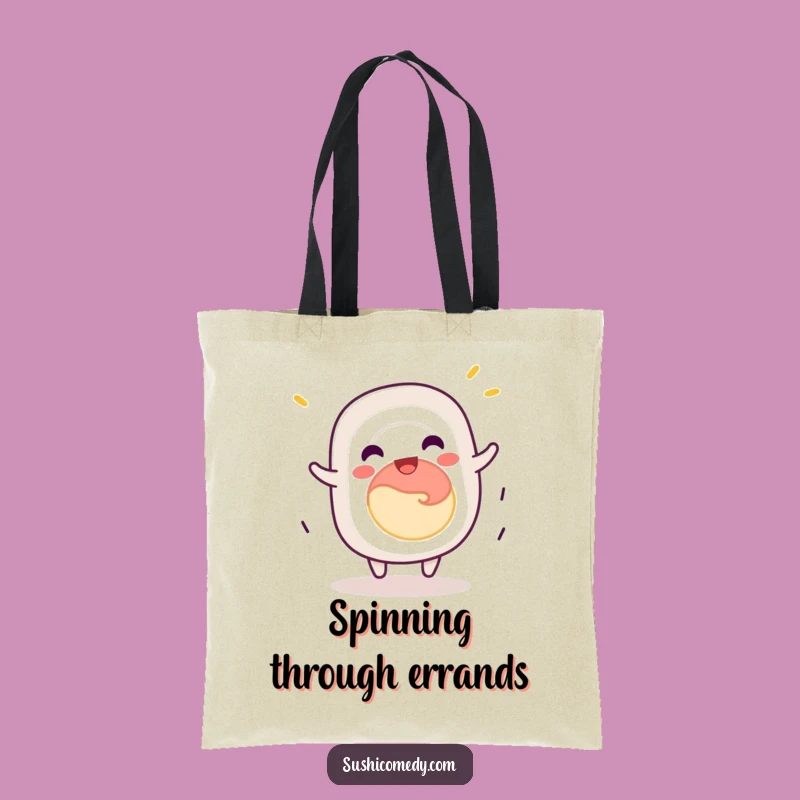 Funny California Roll Tote Bag: Carry Your Essentials with Jovial Spin